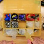 Best Parts Tray for Electricians to Carry Accessories like Screws, Nails, Staples, Marettes, Finishing Screws, Anti Shorts and More!