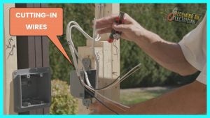 How to Cut-in Wires for Electricians (How to Enter Wires into an Electrical Box and Remove the Wire Jacket)