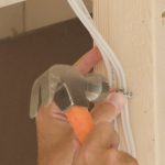 Stapling wires with a hammer
