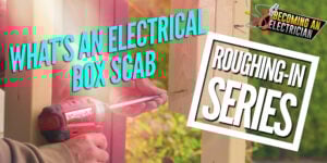 What is an Electrical Scab for Junction Boxes to Keep the Box Away from Doors Trim